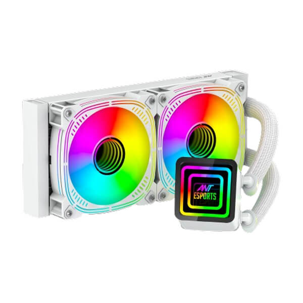 Ant Esports ICE-Infinite ARGB White 240mm CPU Liquid Cooler